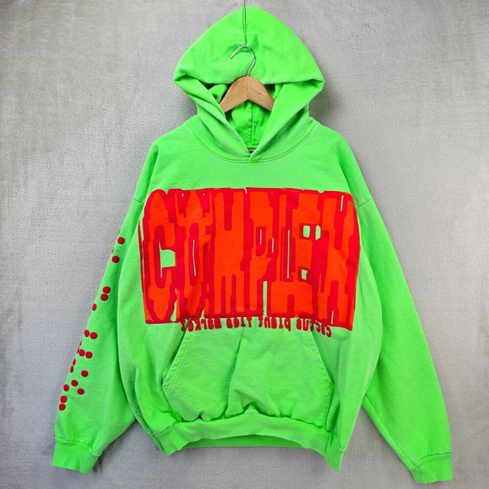 Cactus Plant Flea Market Complexcon Hoodie XXL Fluro Green Sweatshirt CPFM FW23